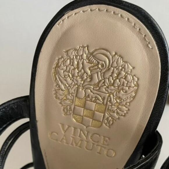 Vince Camuto Kalare sexy Caged heels black with gold accents - Picture 4 of 5